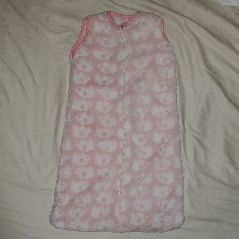 NEVER USED baby pink sleep sack